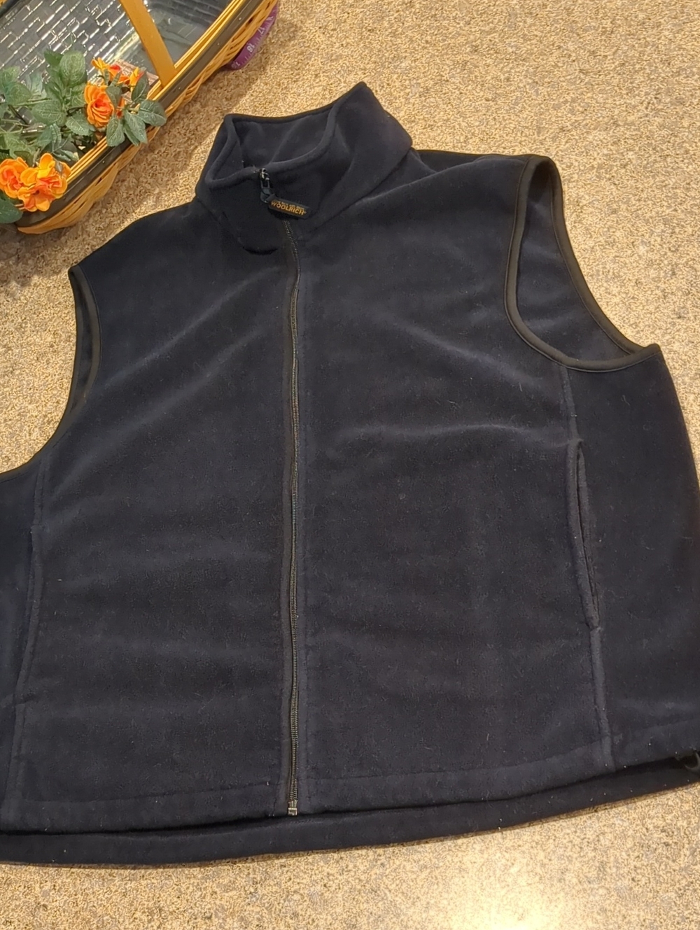 Woolrich Fleece Zip Up Vest XL